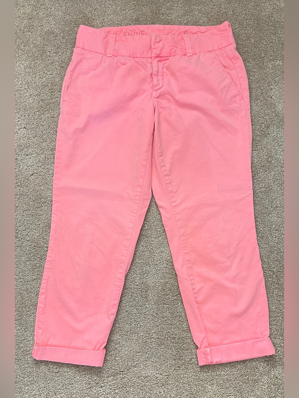 J.Crew - Andie Pink Girls' Chino Pants
